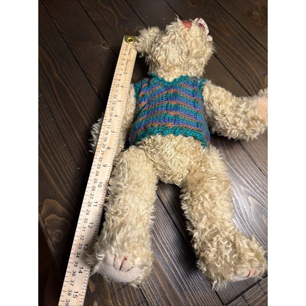 Vintage 1993 Ty Collectibles Grady Bear Plush Vest Tag On Ear 6051